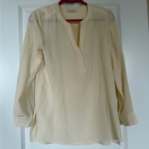 Elegant Cream Women's Top
